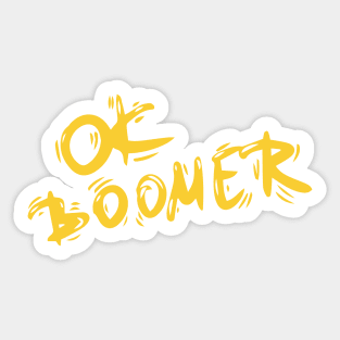 OK BOOMER Sticker